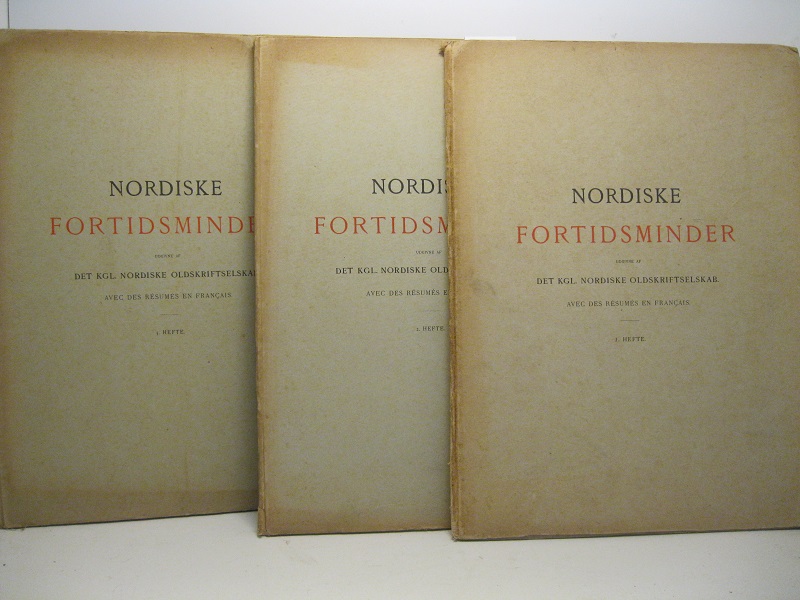 Nordiske fortidsminder udgivne af Det Kgl résumés en francais. I. Gravpladsen fra den ældre Jernalder paa Nordrup Mark Ven Ringsted; Det store solvkar fra gudenstrup I Jylland; Nogle depotfunde fra bronzealderen I (-III)